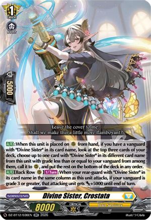 Divine Sister, Crostata (DZ-BT12/036EN) - DZ-BT12: Chasm of Lost Souls