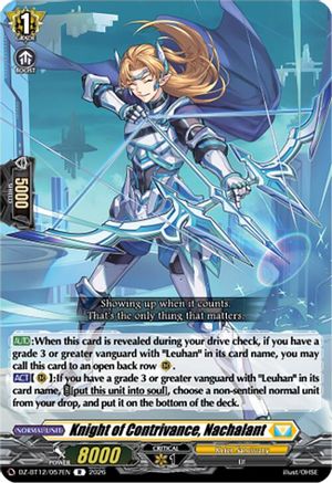 Knight of Contrivance, Nachalant (DZ-BT12/057EN) - DZ-BT12: Chasm of Lost Souls