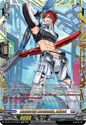 Masterful Mechanic, Adiest (FFR) (DZ-BT12/FFR10EN) - DZ-BT12: Chasm of Lost Souls