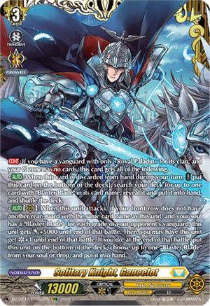 Solitary Knight, Gancelot (FFR) (DZ-BT12/FFR12EN) - DZ-BT12: Chasm of Lost Souls