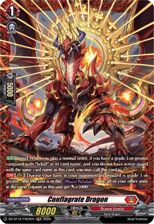 Conflagrate Dragon (FR) (DZ-BT12/FR03EN) - DZ-BT12: Chasm of Lost Souls