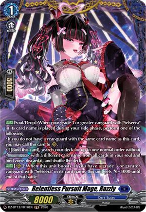 Relentless Pursuit Mage, Razzly (FR) (DZ-BT12/FR10EN) - DZ-BT12: Chasm of Lost Souls