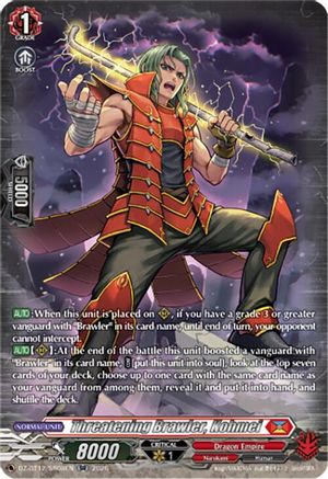 Threatening Brawler, Kohmei (SR) (DZ-BT12/SR08EN) - DZ-BT12: Chasm of Lost Souls