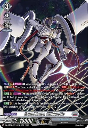 Grand Arms, Silhouette (SR) (DZ-BT12/SR16EN) - DZ-BT12: Chasm of Lost Souls