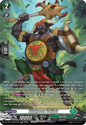Bludgeon Buffalo (SR) (DZ-BT12/SR37EN) - DZ-BT12: Chasm of Lost Souls