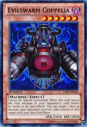 Evilswarm Coppelia (HA07-EN054) - Hidden Arsenal 7: Knight of Stars 1st Edition