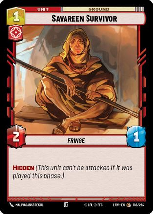 Savareen Survivor (188/264) - A Lawless Time