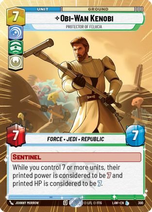Obi-Wan Kenobi - Protector of Felucia (Hyperspace) (300) - A Lawless Time
