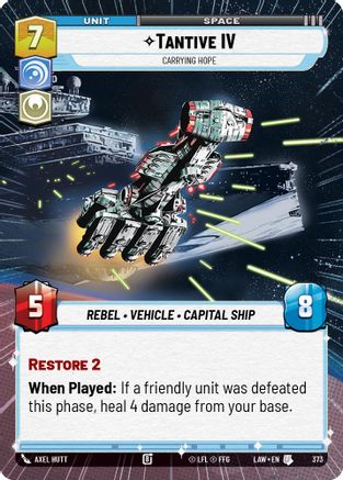 Tantive IV - Carrying Hope (Hyperspace) (373) - A Lawless Time