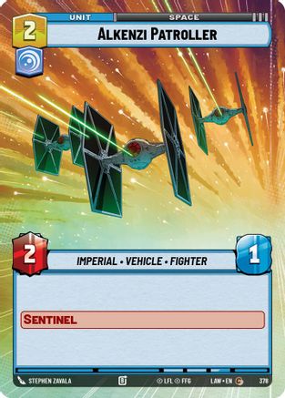 Alkenzi Patroller (Hyperspace) (378) - A Lawless Time