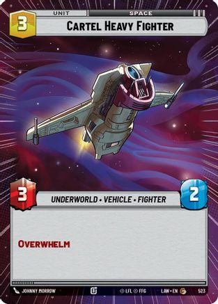 Cartel Heavy Fighter (Hyperspace) (523) - A Lawless Time