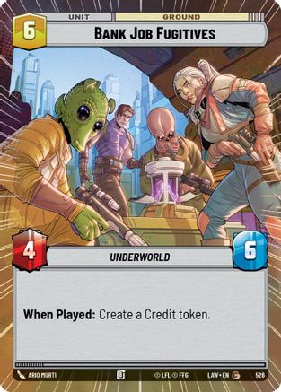 Bank Job Fugitives (Hyperspace) (526) - A Lawless Time