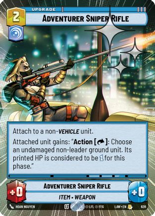 Adventurer's Sniper Rifle (Hyperspace Foil) (628) - A Lawless Time Foil