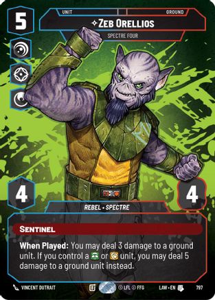 Zeb Orellios - Spectre Four (Prestige) (797) - A Lawless Time