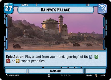 Daimyo's Palace // Shield (20 // T03) - A Lawless Time