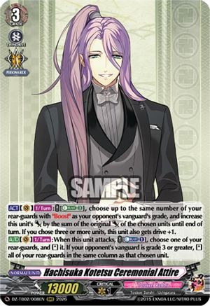 Hachisuka Kotetsu Ceremonial Attire (DZ-TB02/008EN) - DZ-TB02: Touken Ranbu Online