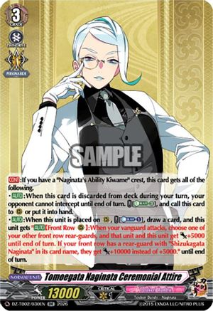 Tomoegata Naginata Ceremonial Attire (DZ-TB02/030EN) - DZ-TB02: Touken Ranbu Online