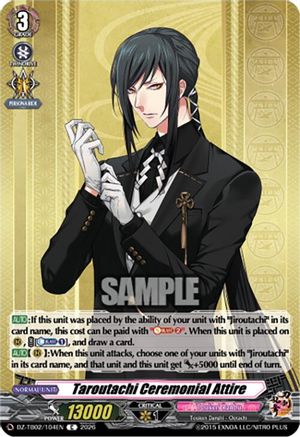 Taroutachi Ceremonial Attire (DZ-TB02/104EN) - DZ-TB02: Touken Ranbu Online