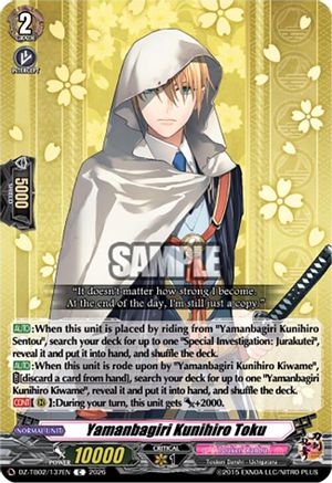 Yamanbagiri Kunihiro Toku (DZ-TB02/137EN) - DZ-TB02: Touken Ranbu Online
