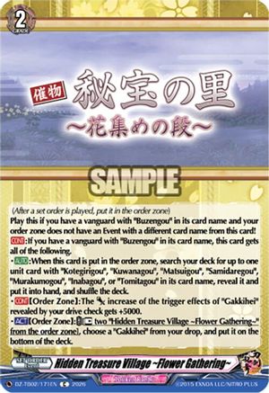 Hidden Treasure Village ~Flower Gathering~ (DZ-TB02/171EN) - DZ-TB02: Touken Ranbu Online