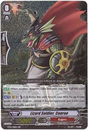 Lizard Soldier, Conroe (BT01/016EN) - BT01: Descent of the King of Knights