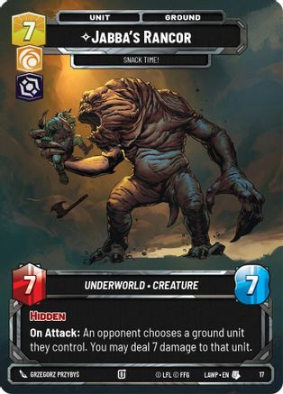 Jabba's Rancor - Snack Time! (17) - A Lawless Time Weekly Play Promos