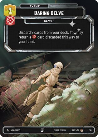 Daring Delve (Foil) (36) - A Lawless Time Weekly Play Promos Foil