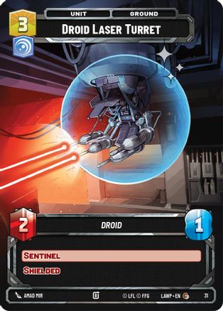 Droid Laser Turret (Foil) (31) - A Lawless Time Weekly Play Promos Foil