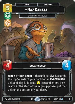 Maz Kanata - Where's My Boyfriend? (6) - A Lawless Time Weekly Play Promos