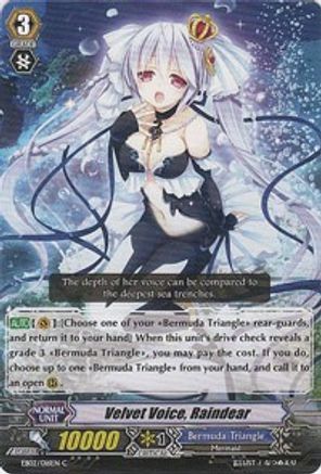 Velvet Voice, Raindear (EB02/016EN) - EB02 - Banquet of Divas