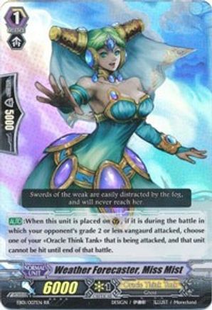 Weather Forecaster, Miss Mist (EB01/007EN) - EB01 - Comic Style Vol. 1