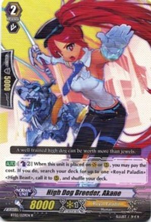 High Dog Breeder, Akane (BT02/029EN) - BT02: Onslaught of Dragon Souls