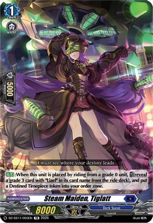 Steam Maiden, Tiglatt (DZ-SS11/003EN) - DZ-SS11: Master Deckset -Hikari Myodo-