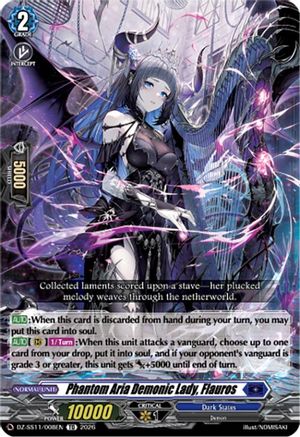 Phantom Aria Demonic Lady, Flauros (DZ-SS11/008EN) - DZ-SS11: Master Deckset -Hikari Myodo-