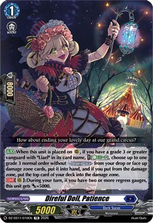 Direful Doll, Patience (DZ-SS11/010EN) - DZ-SS11: Master Deckset -Hikari Myodo-