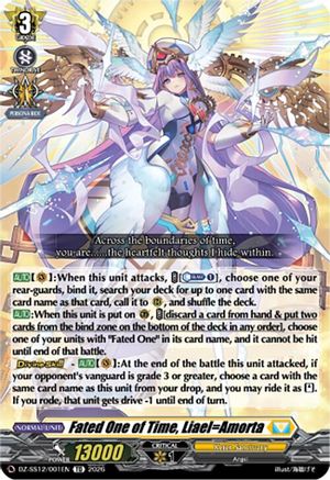 Fated One of Time, Liael=Amorta (DZ-SS12/001EN) - DZ-SS12: Master Deckset -Erika Myojo-