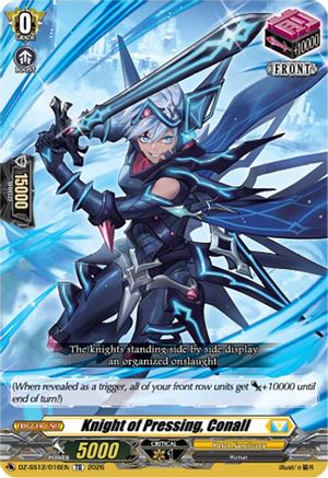 Knight of Pressing, Conall (DZ-SS12/016EN) - DZ-SS12: Master Deckset -Erika Myojo-