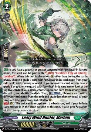 Leafy Wind Hunter. Marlam (D-PR/1088EN) - D Promo Cards