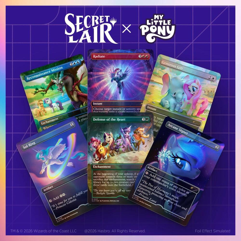 Secret Lair Drop: Secret Lair x My Little Pony: Friendship is Magic