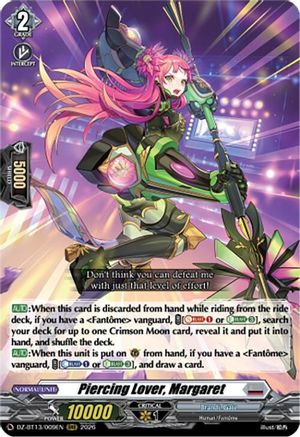 Piercing Lover, Margaret (DZ-BT13/009EN) - DZ-BT13: Parallactic Clash