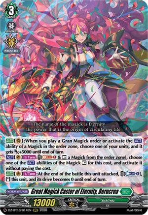 Great Magick Caster of Eternity, Berucrea (DZ-BT13/014EN) - DZ-BT13: Parallactic Clash