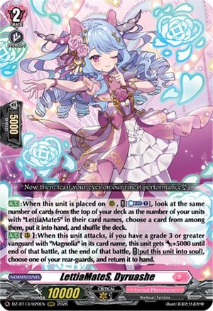LettiaMateS, Dyruashe (DZ-BT13/020EN) - DZ-BT13: Parallactic Clash