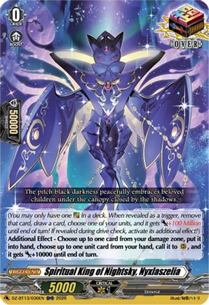 Spiritual King of Nightsky, Nyxlaszelia (DZ-BT13/030EN) - DZ-BT13: Parallactic Clash