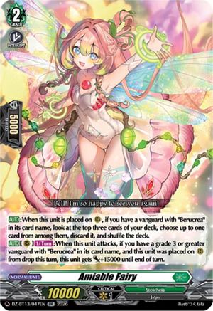 Amiable Fairy (DZ-BT13/047EN) - DZ-BT13: Parallactic Clash