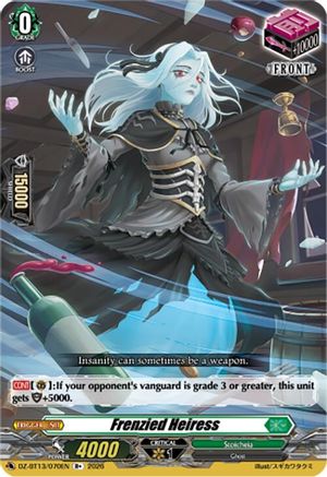 Frenzied Heiress (DZ-BT13/070EN) - DZ-BT13: Parallactic Clash