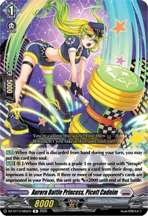 Aurora Battle Princess, Picott Cadnim (DZ-BT13/085EN) - DZ-BT13: Parallactic Clash