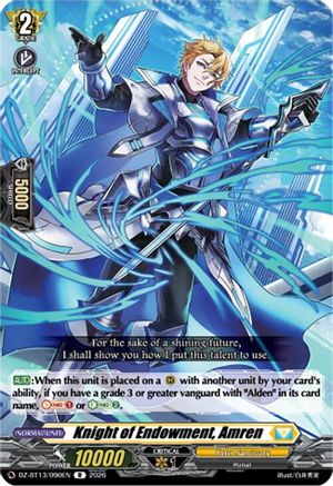 Knight of Endowment, Amren (DZ-BT13/090EN) - DZ-BT13: Parallactic Clash