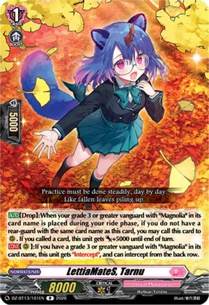 LettiaMateS, Tarnu (DZ-BT13/101EN) - DZ-BT13: Parallactic Clash