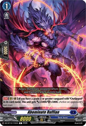 Abominate Ruffian (DZ-BT13/115EN) - DZ-BT13: Parallactic Clash