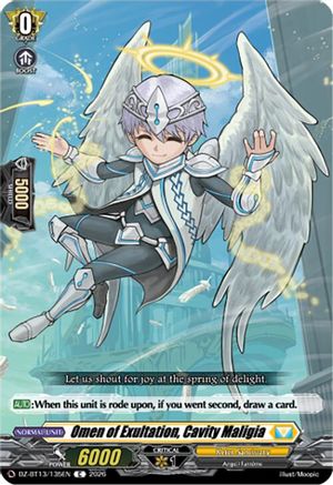 Omen of Exultation, Cavity Maligia (DZ-BT13/135EN) - DZ-BT13: Parallactic Clash